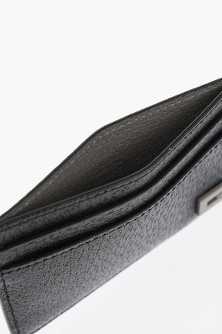 Portacarte in Pelle Martellata con Monogram
