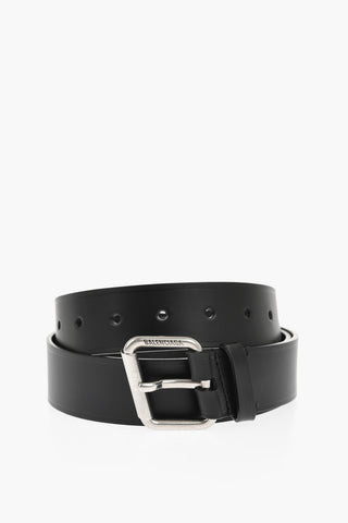 Solid Color Leather Belt 35mm
