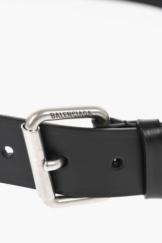 Solid Color Leather Belt 35mm