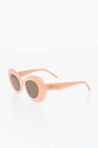 Solid Color Butterfly Sunglasses with Golden Logo
