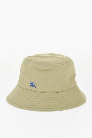 Solid Color Bucket Hat with Embroidered Logo