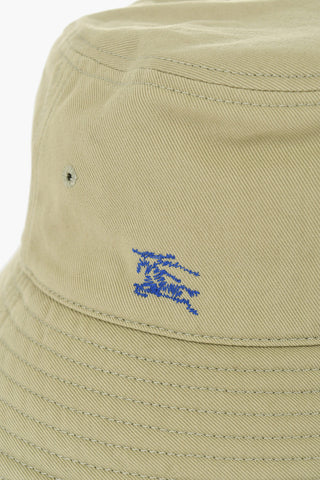 Solid Color Bucket Hat with Embroidered Logo