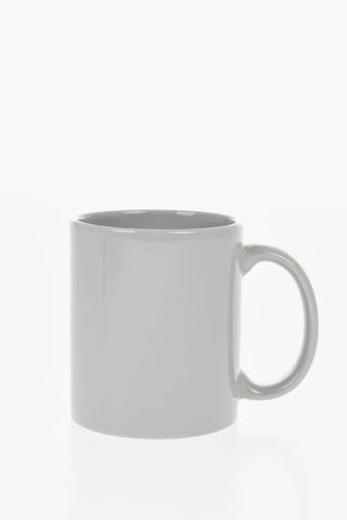 Solid Color Ceramic Cup with Printed Logo