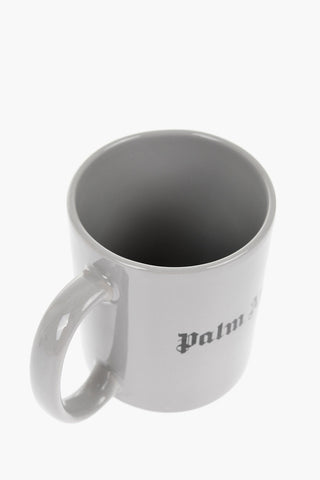 Solid Color Ceramic Cup with Printed Logo