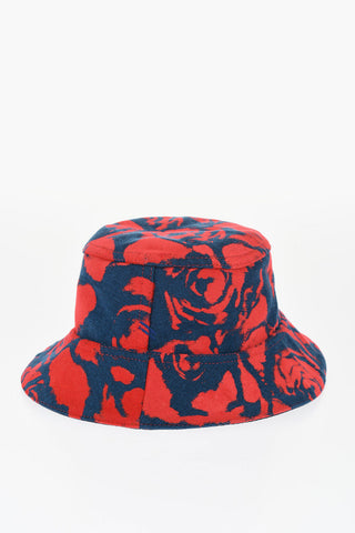 Wendbarer Bucket Hat aus geflocktem Denim