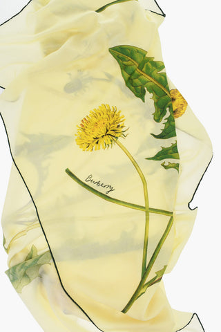 Cashmere and Silk DANDELION ARGYLE Scarf