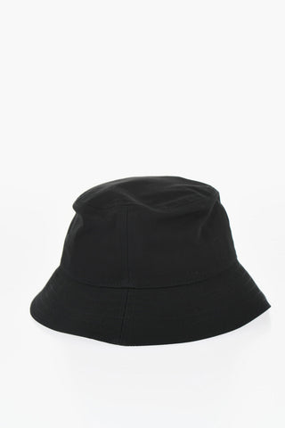 Bucket Hat in Solid Color with Embroidered Logo