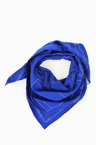 Embroidered Silk Scarf