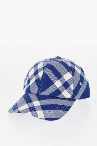 Two-Tone Checked Cap