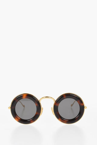 Round Sunglasses with Metal Frame