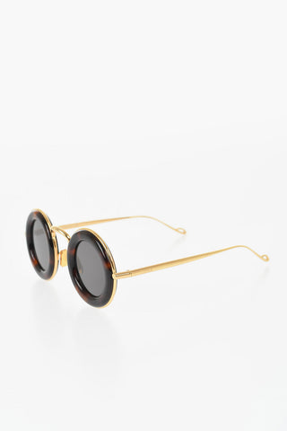 Round Sunglasses with Metal Frame