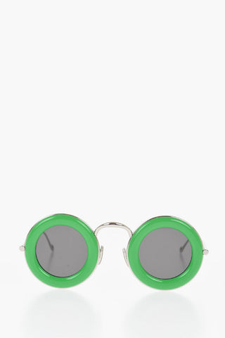 Round Sunglasses with Metal Frame