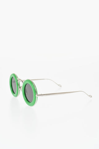 Round Sunglasses with Metal Frame