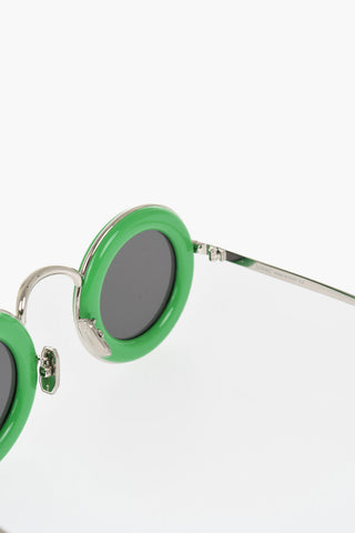 Round Sunglasses with Metal Frame