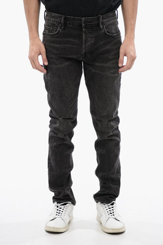 Whiskering Effect Slim Fit REX Jeans 16cm L.32