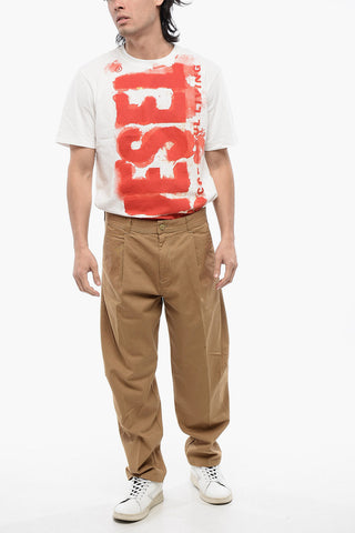 RED TAG Stretch Cotton Single-Pleat  P-ARTHUR Pants