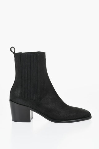 Suede Chelsea Ankle Boots 7cm