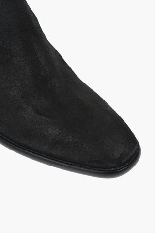 Suede Chelsea Ankle Boots 7cm