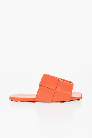 Solid Color Braided Leather Sandals