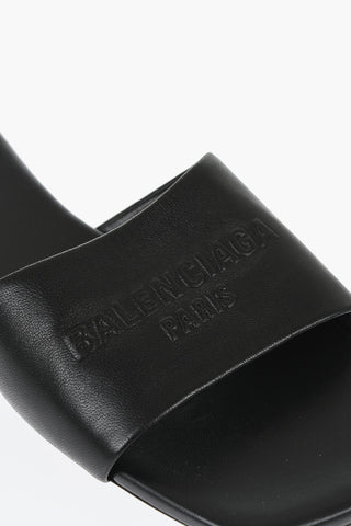 Leather DUTYFREE Sandals with Square-Toe