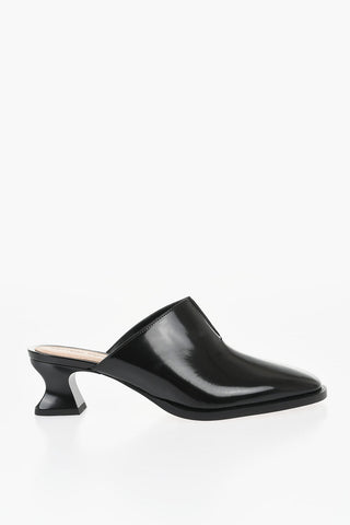 Patent Leather Mules with Spool Heel 5,5cm