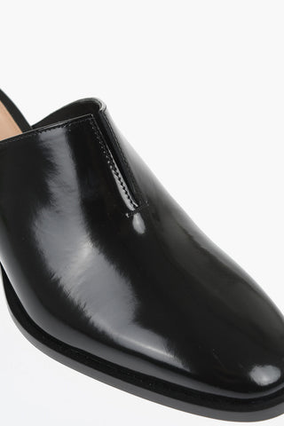 Patent Leather Mules with Spool Heel 5,5cm