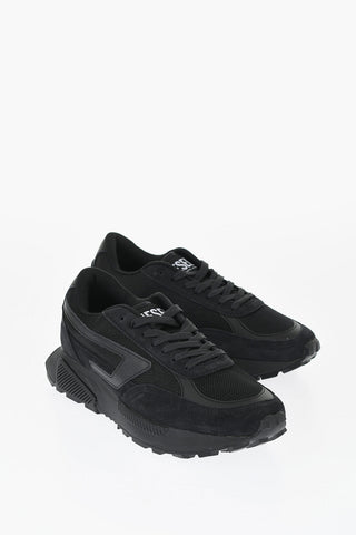 Mesh S-TYCHE D Low Top Sneakers with Suede Trims