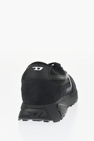 Mesh S-TYCHE D Low Top Sneakers with Suede Trims