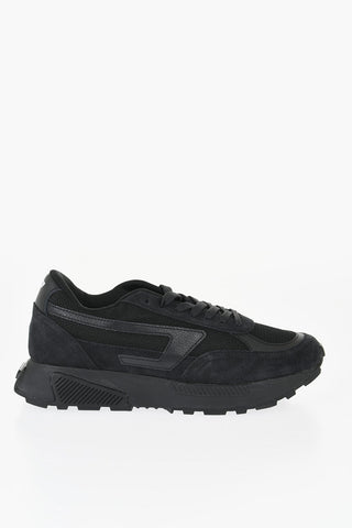Mesh S-TYCHE D Low Top Sneakers with Suede Trims