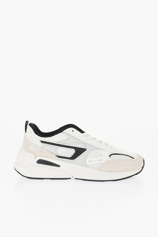 Faux Leather and Mesh S-SERENDIPITY SPORT Low Top Sneakers