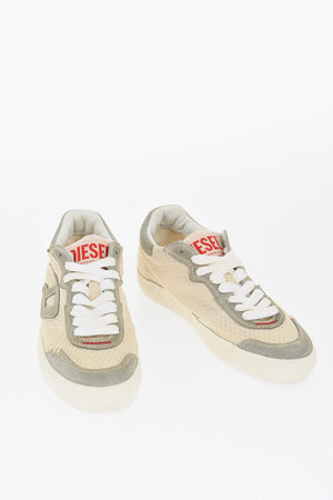 Canvas Low-Top Sneakers S-LEROJI with Contrast Details