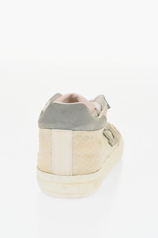 Low-Top-Sneakers S-LEROJI aus Canvas mit kontrastierenden Details