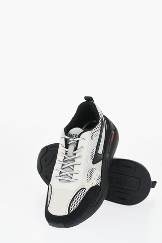 Faux Leather and Mesh S-SERENDIPITY SPORT Low Top Sneakers