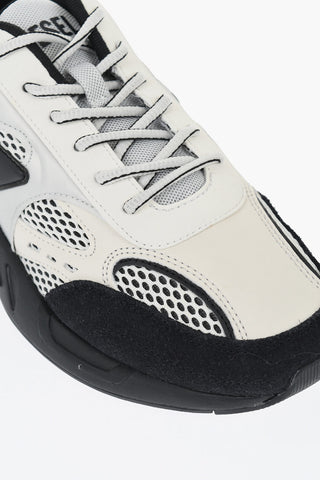 Faux Leather and Mesh S-SERENDIPITY SPORT Low Top Sneakers