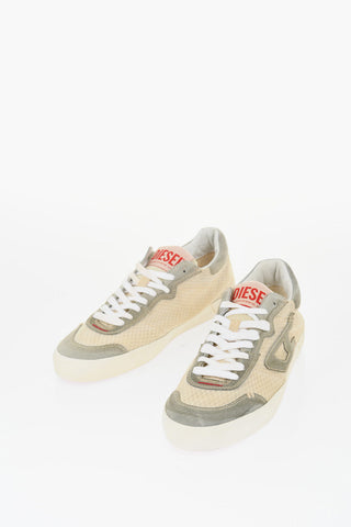 Suede and Fabric S-LEROJI Low Top Sneakers