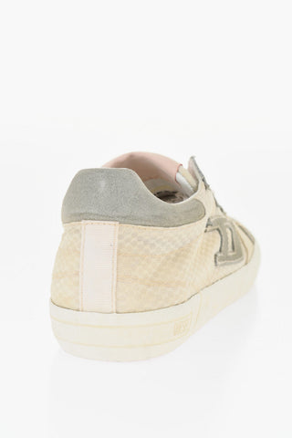 Suede and Fabric S-LEROJI Low Top Sneakers