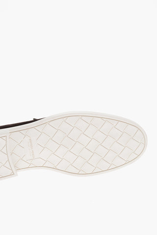 Suede Loafers with Braided Detail