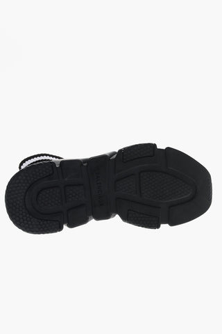 Fabric Sock High Top Sneakers with Rib Details