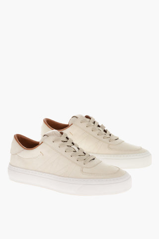Sneakers Basse in Suede a Tinta Unita