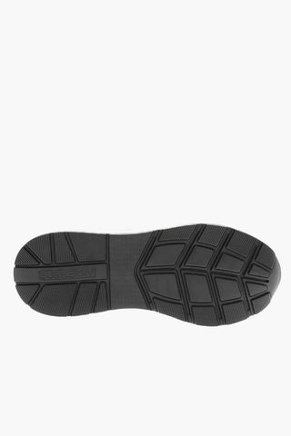Sneakers Basse in Pelle e tessuto a Quadri