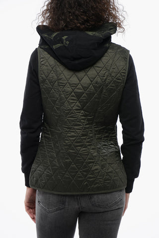 Giubbotto Trapuntato Senza Maniche Con Chiusura Zip