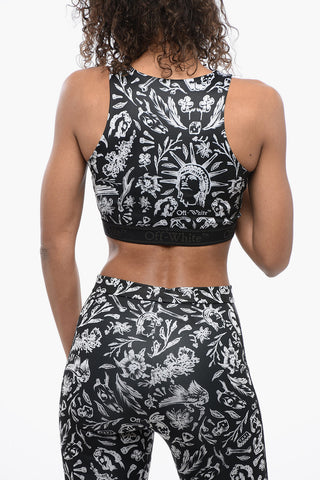 액티브 탑 올드스쿨 패턴 로고 밴드