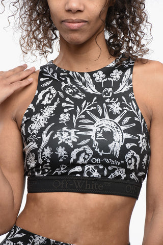 액티브 탑 올드스쿨 패턴 로고 밴드