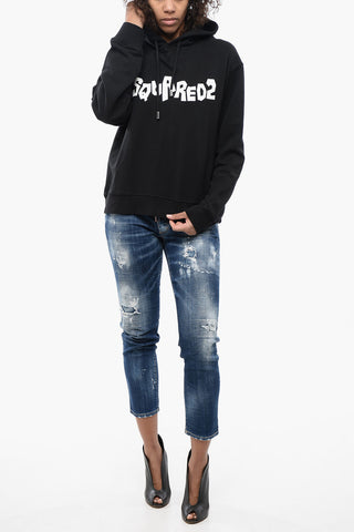 Felpa Hoodie Oversize con Graphic Logo