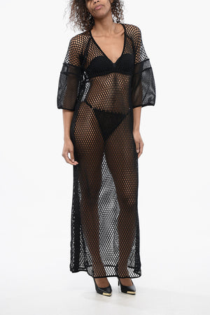 Mesh Kaftan with Logo Band
