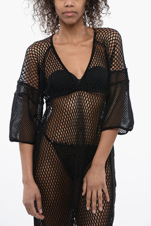 Mesh Kaftan with Logo Band