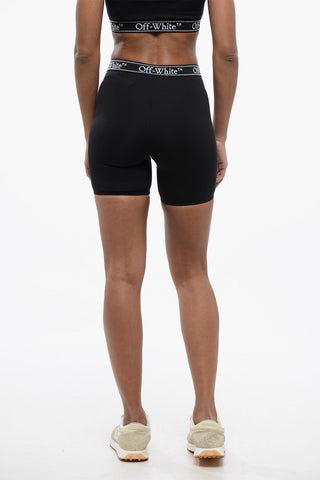 Biker Shorts with Logoed Elastic Band