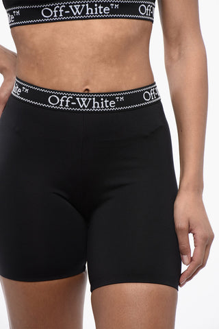 Biker Shorts with Logoed Elastic Band