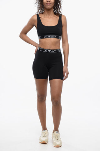Biker Shorts with Logoed Elastic Band