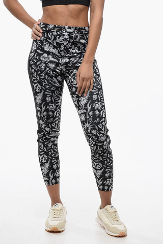 Leggins Motivo Old School con Banda Logata